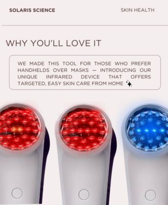Infrared + Red/Blue LED Facial Tool for Healthy Skin