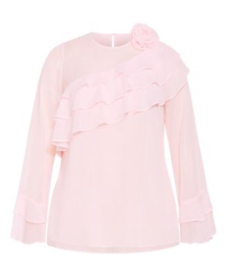 Plus Size Rosa Corsage Top