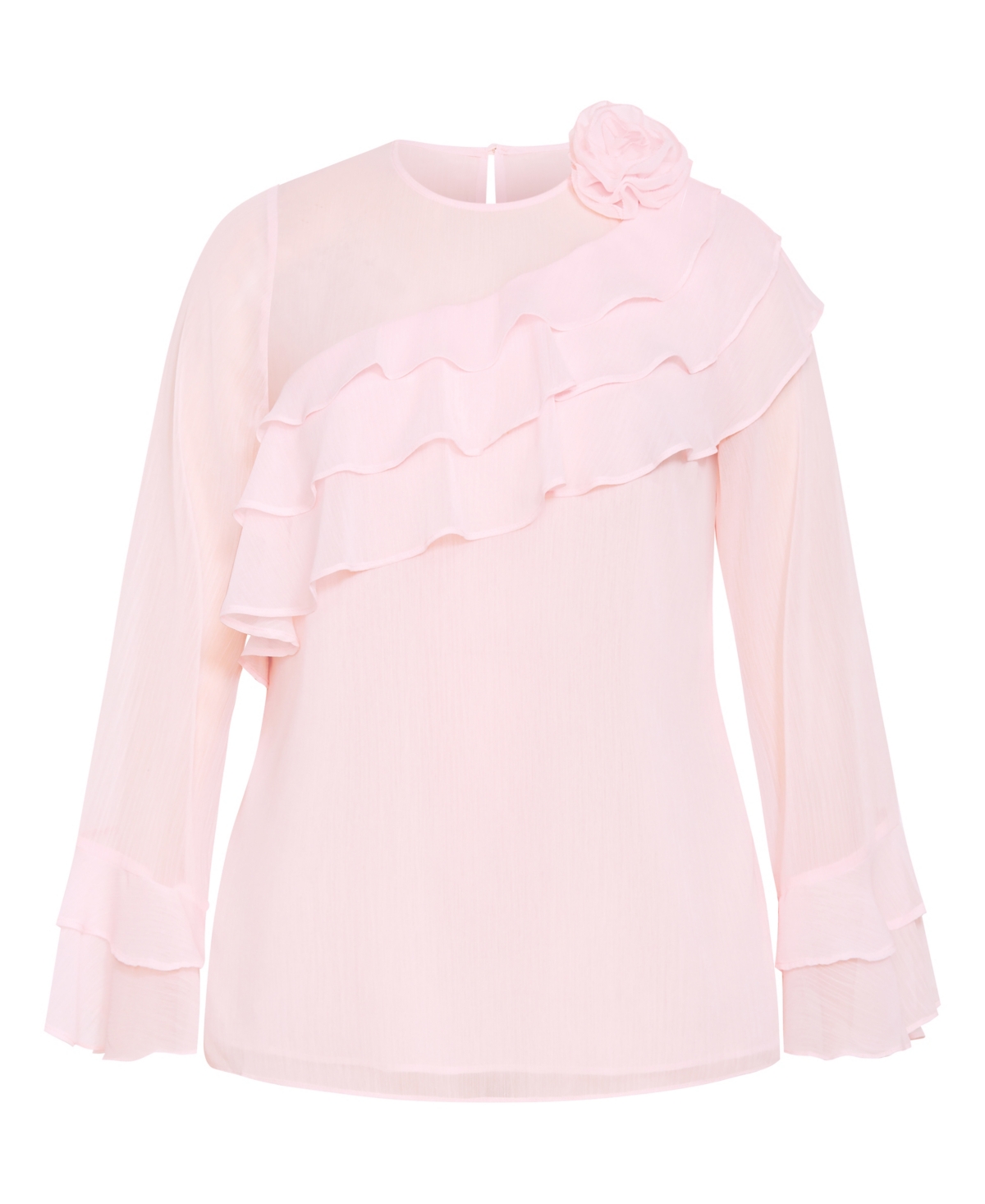 City Chic Women's Rosa Corsage Top