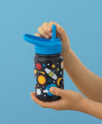 Kids Stainless Steel Water Bottle with Straw Lid, 12oz