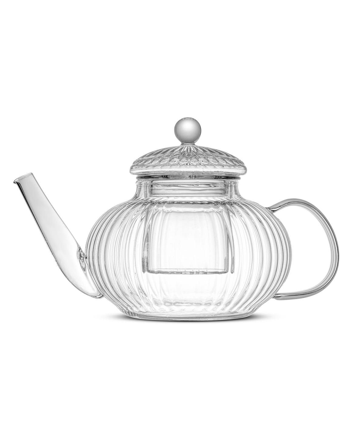 Joyjolt Fluted Tea Kettle In Clear