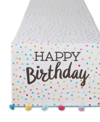 Embellished Reversible Table Runner, 14"x72"