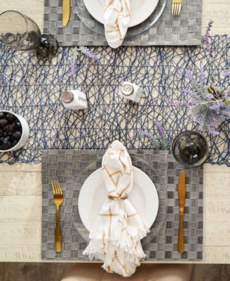 Basketweave Woven Placemat Set of 4
