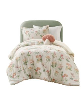 Gwen Mushroom Garden 3-Pc. Comforter Set, Twin/Twin XL