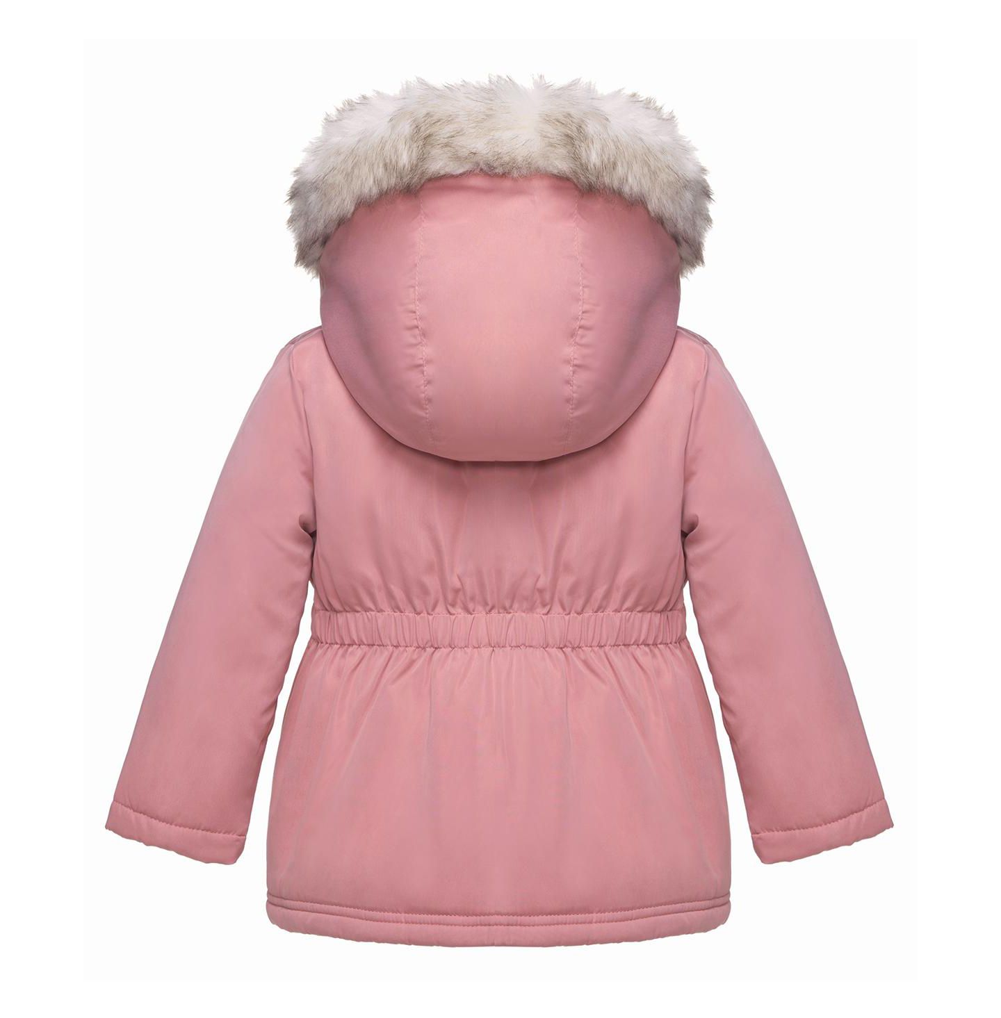 Куртка Rokka&Rolla Puffer Jacket with Sherpa Fleece Lining 2T-4T для девочек-малышей, цвет: Розовый — фото 3