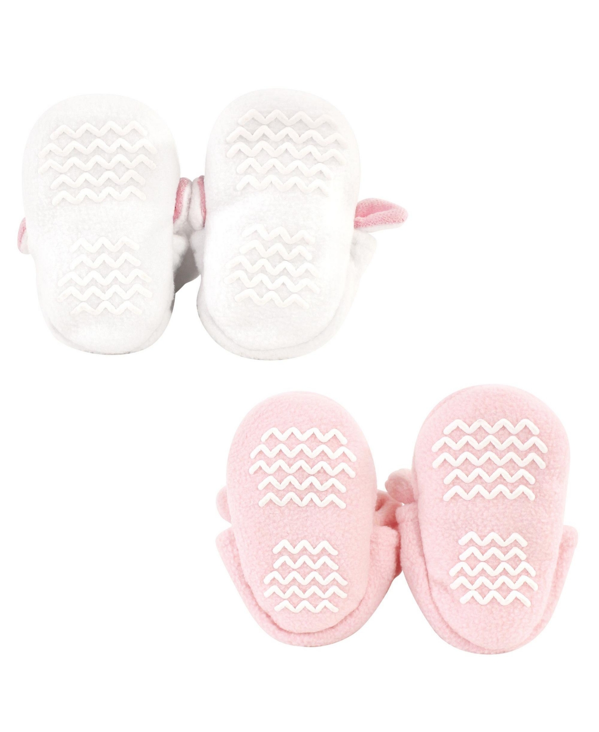 Hudson Baby Baby Girls Cozy Fleece Booties, 0-6 Months - Cow pig