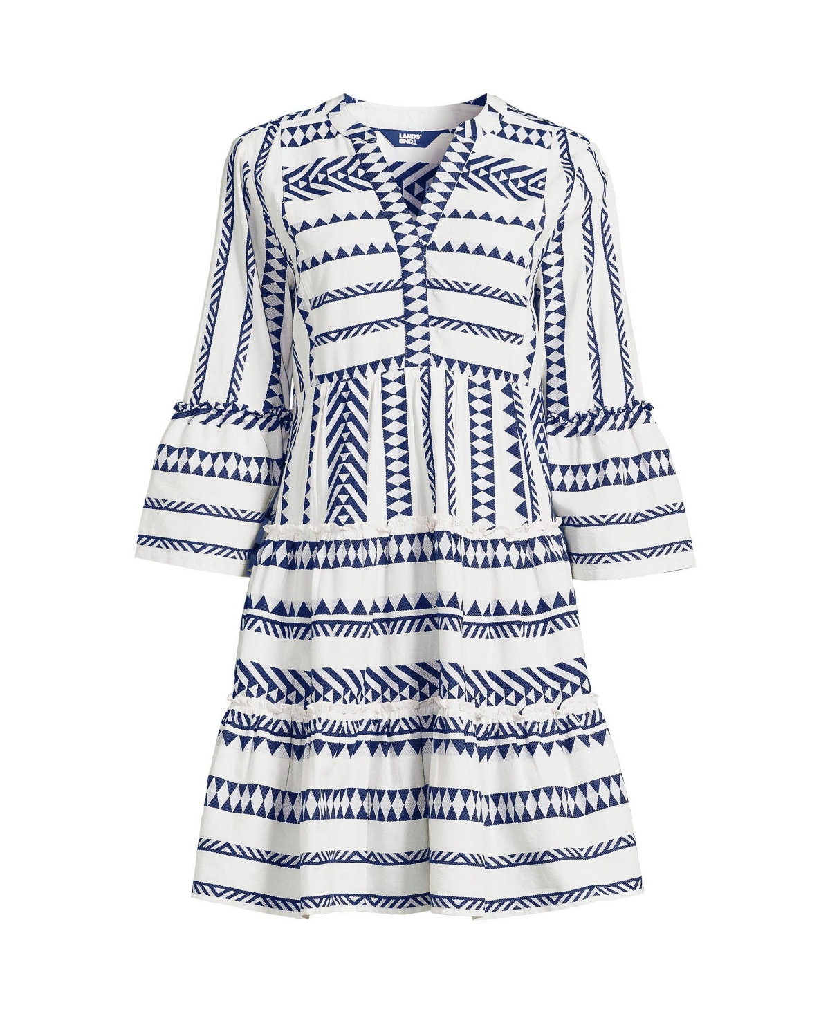 Lands' End Women's Embroidered Dress