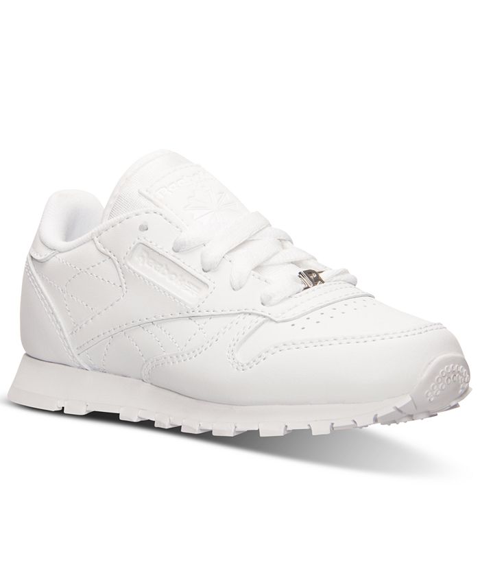 Reebok Little Boys' Classic Leather Casual Sneakers from Finish Line ...