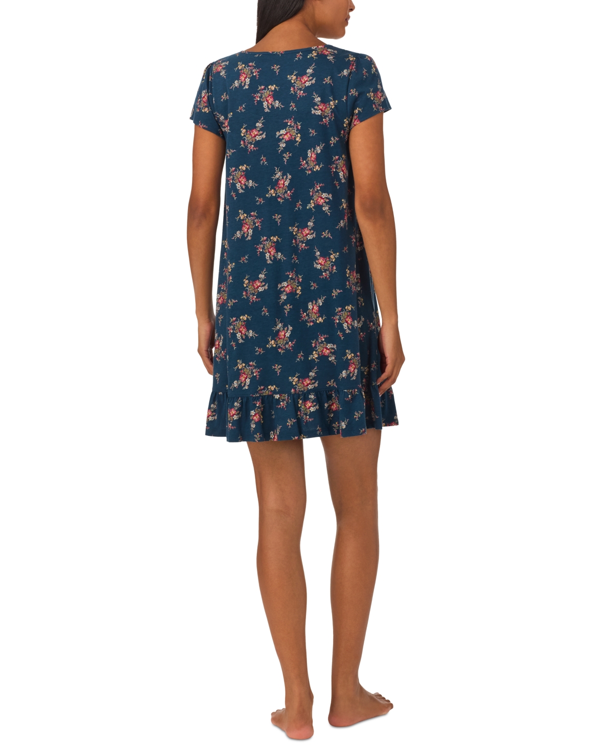 Lauren Ralph Lauren Women's Flutter-Sleeve Nightgown