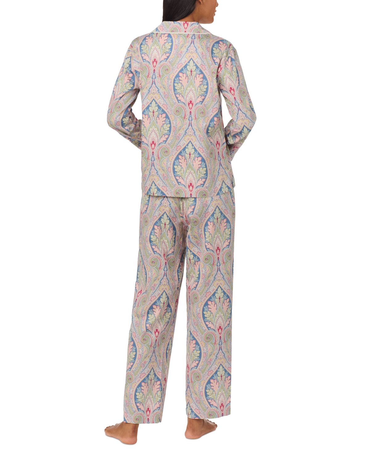 Lauren Ralph Lauren Petite 2-Pc. Printed Pajamas Set