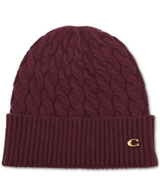 Signature C Cable Knit Beanie