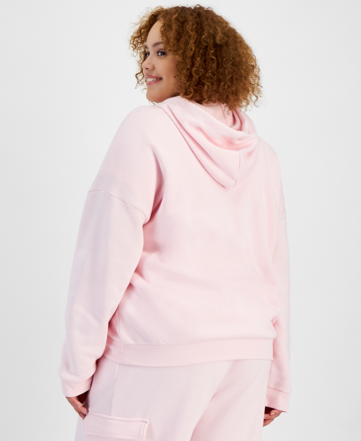 Grayson Threads, The Label Trendy Plus Size Hooded Milan Zip-Up Sweatshirt