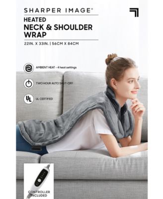 Sharper Image Heated Adjustable Neck & Shoulder Wrap