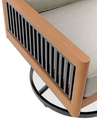 CLOSEOUT! Baxley Outdoor Swivel Chair, Created for Macys