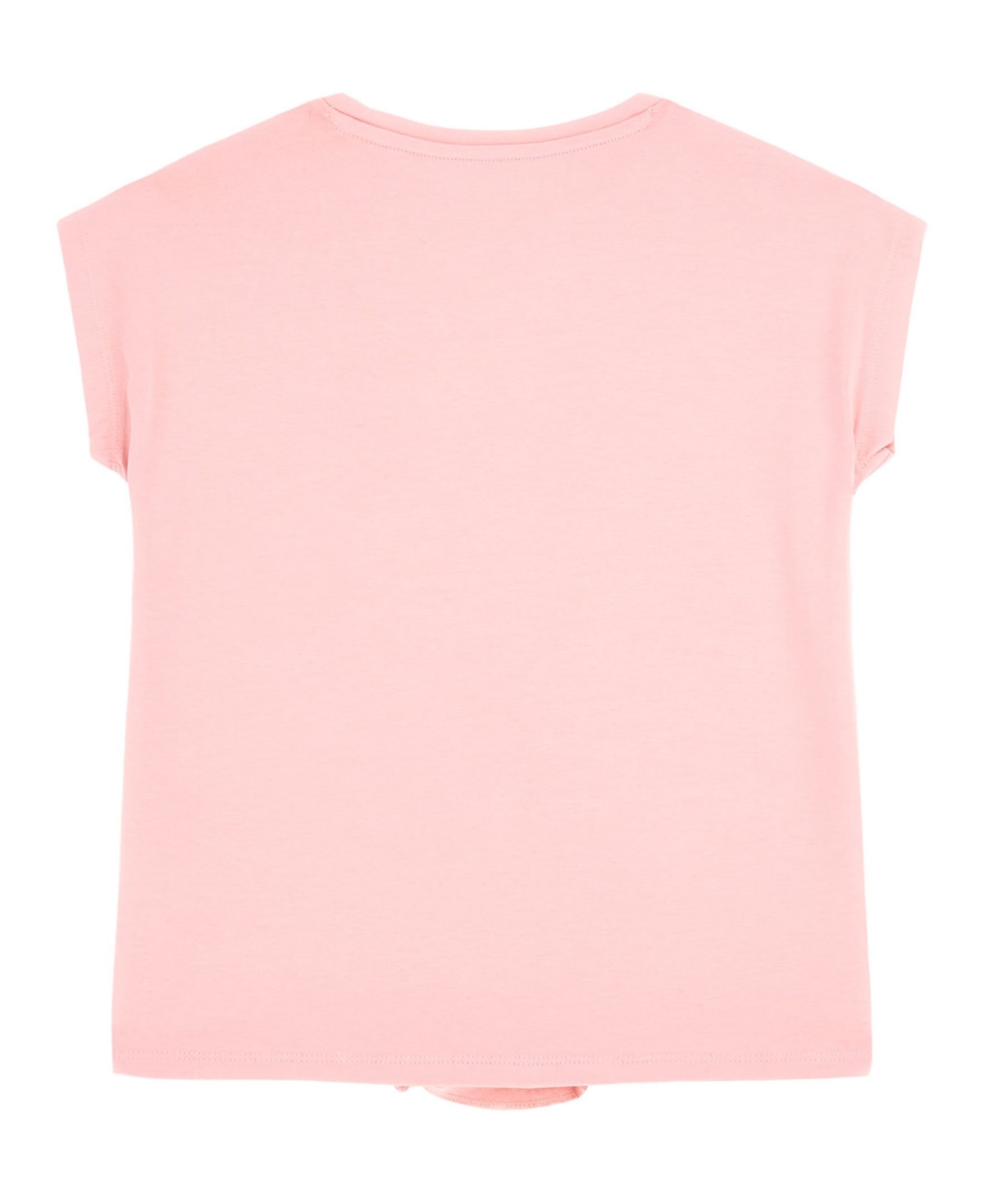 Guess Big Girls Short Sleeve Shirt with Flounce Detailing