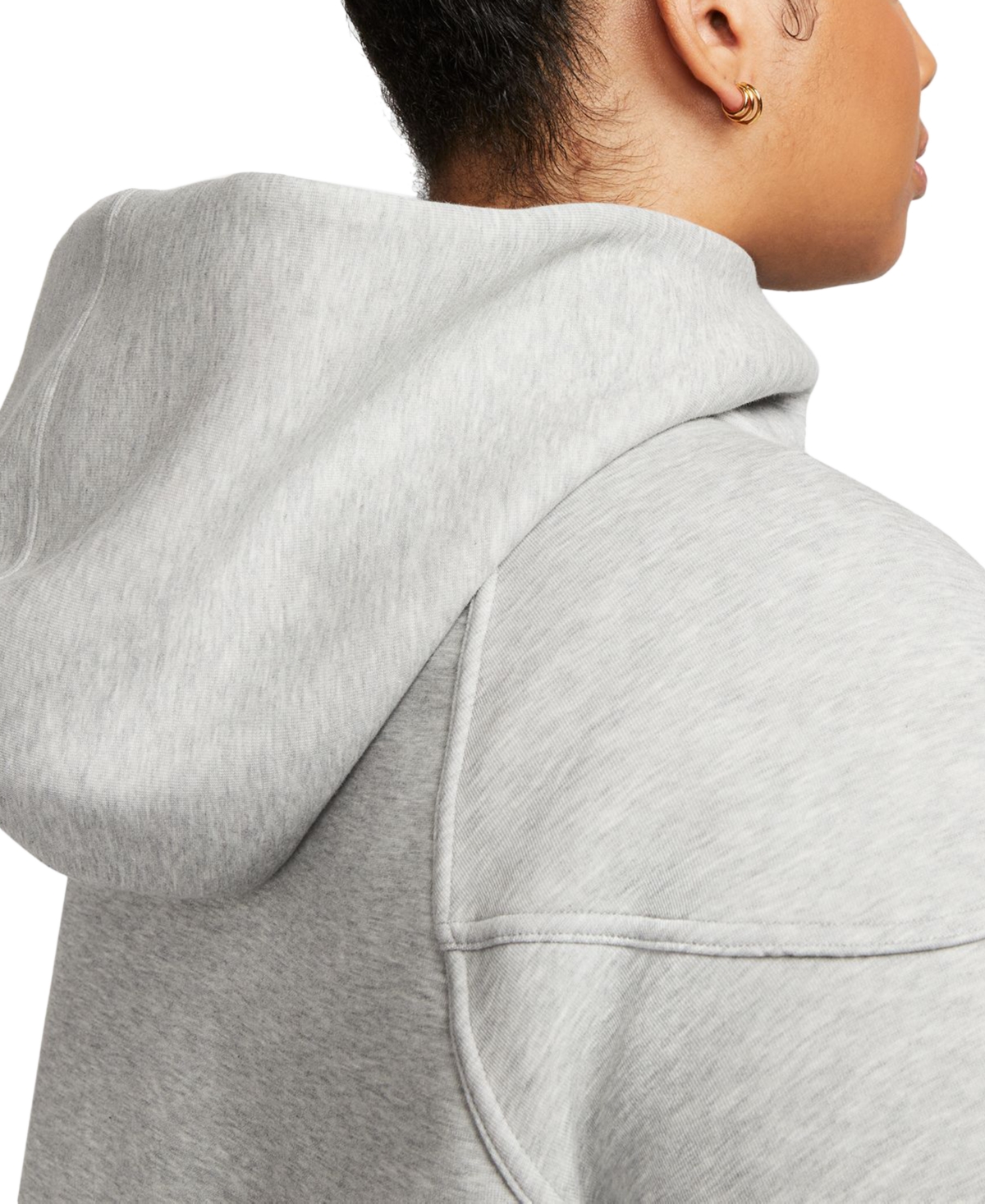 Nike Plus Size Sportswear Tech-Fleece Windrunner Hoodie -black