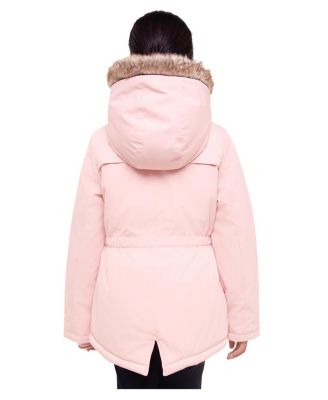 Girls Sherpa Fleece Lined Parka Coat 4-18