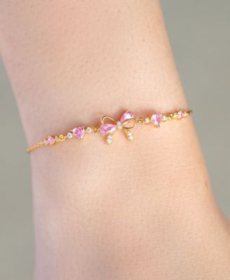 Crystal Little Bow Peep Bracelet