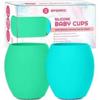 Sperric Toddler Silicone Baby Cup Training Cup - Open Cup for Baby Led ...