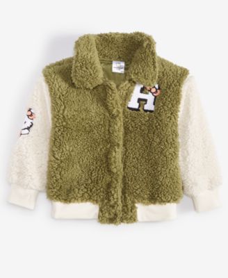 Hello Kitty - Toddler & Little Girls Faux-Sherpa Jacket