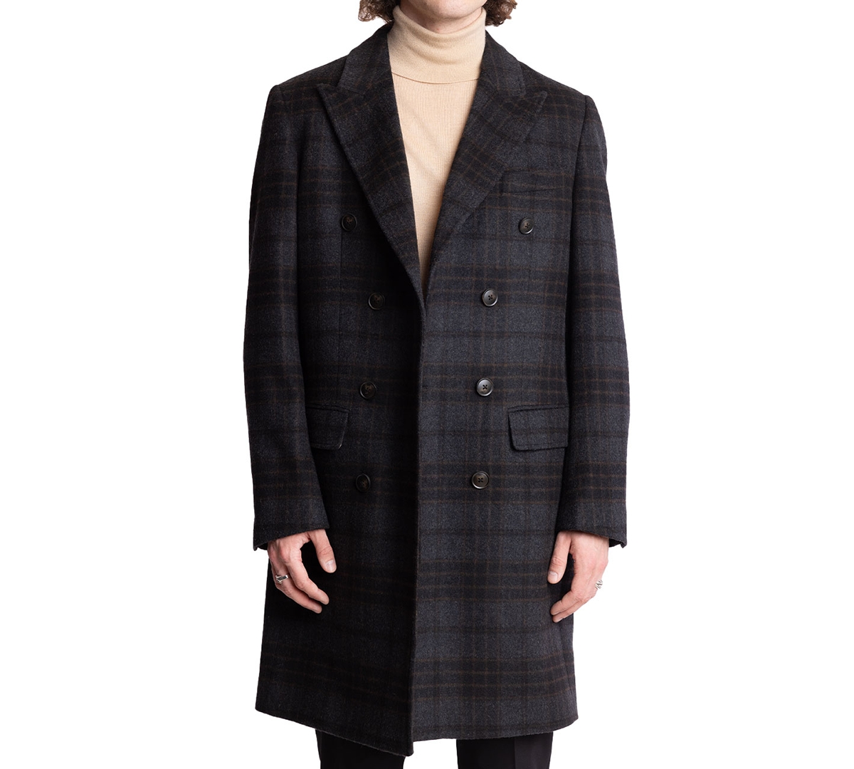 Paisley & Gray Men's Peak Double Breasted Coat