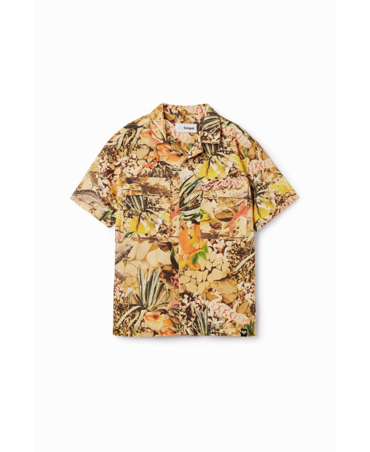 Desigual Boys Boys's Camouflage resort shirt