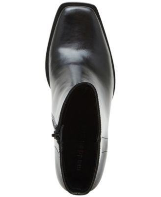 Monicaa Snip-Toe Block-Heel Booties