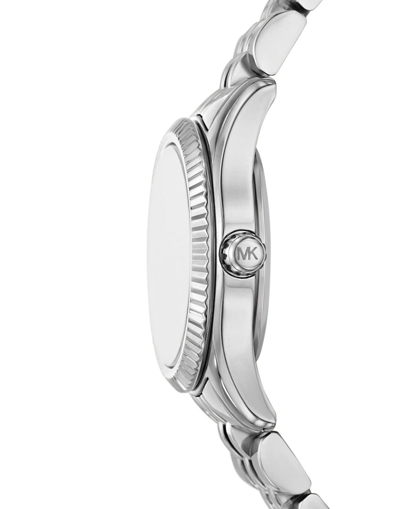 Женские часы Michael Kors Lexington Three-Hand Stainless Steel Watch, 26mm — фото 2