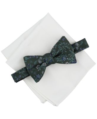 Bar III - Men's Glendale Floral Bowtie & Pocket Square Set
