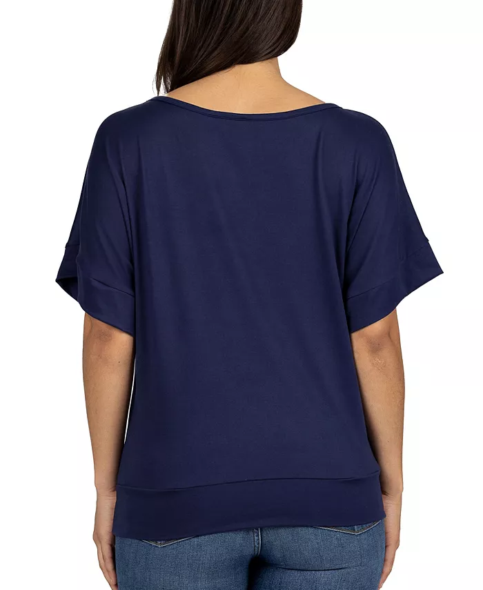 Loose Fit Dolman with Wide Sleeves Top - thumbnail 5