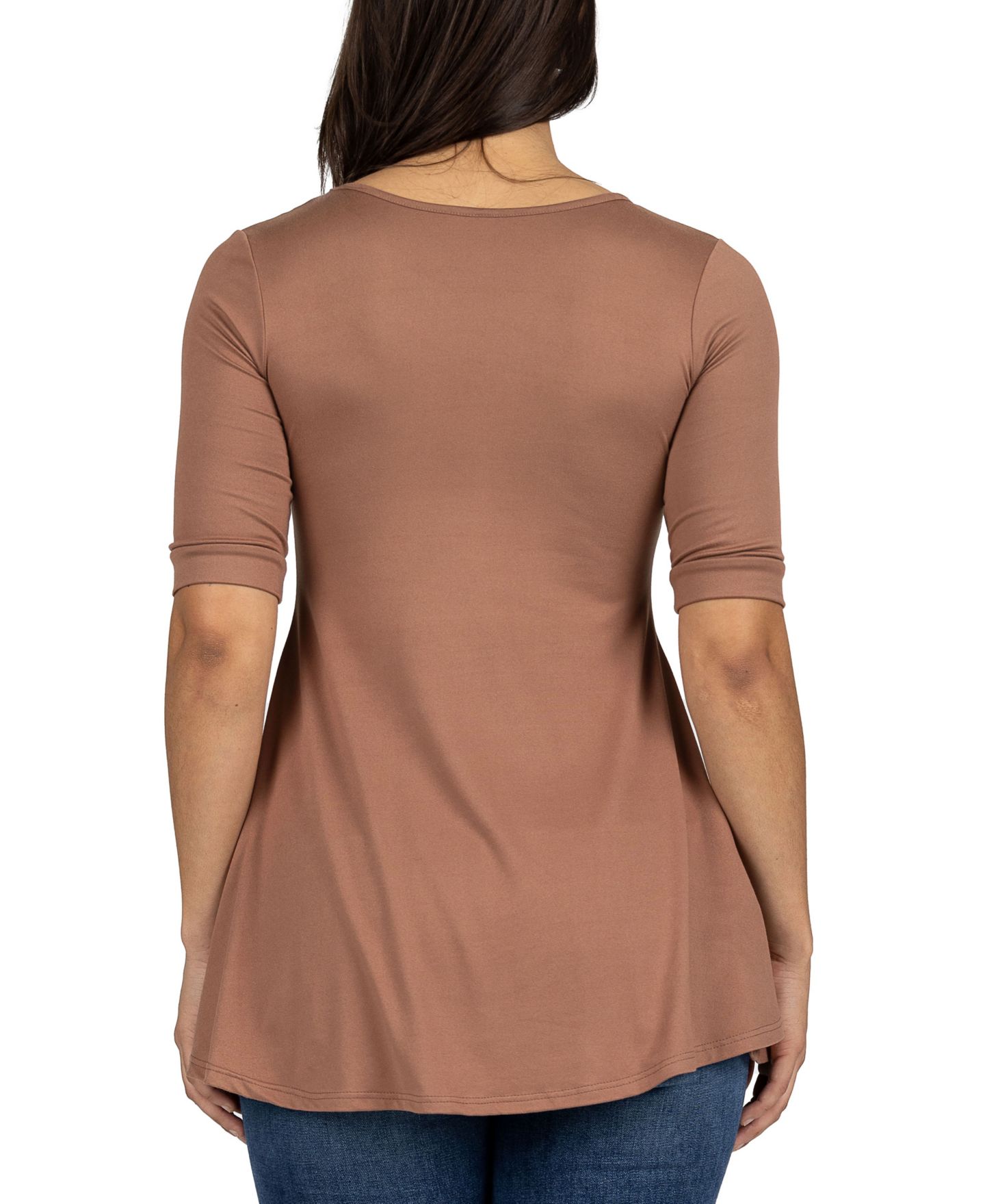 Женская туника 24seven Comfort Apparel с короткими рукавами, цвет: Чёрный — фото 9