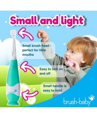 First Tooth Gift Set | Includes BabySonic Teal Electric Toothbrush, Baby's First Brush & Teether & Chewable Toothbrush For Babies & Toddlers