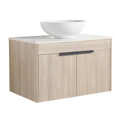 Streamdale 30" Modern Design Float Bathroom Vanity With Ceramic Basin Set