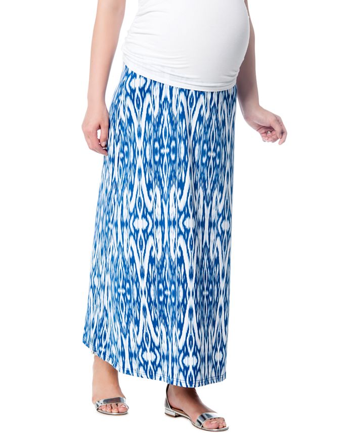 Motherhood Maternity Printed Maxi Skirt - Macy's