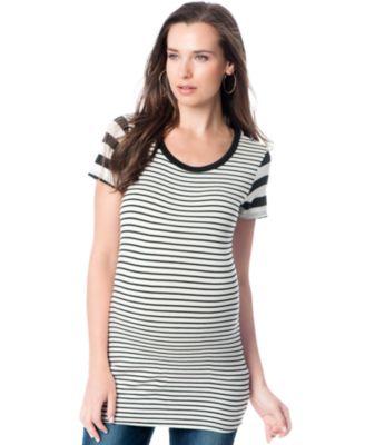 Loveappella - Maternity Striped Tee