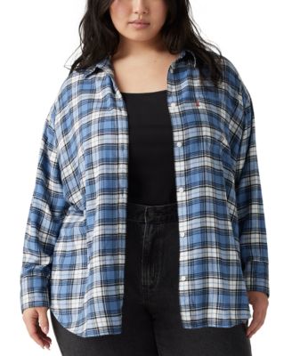 Levi's - Plus Size Henri Long-Sleeve Flannel Shirt