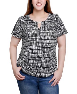 Short Sleeve Top with Hardware