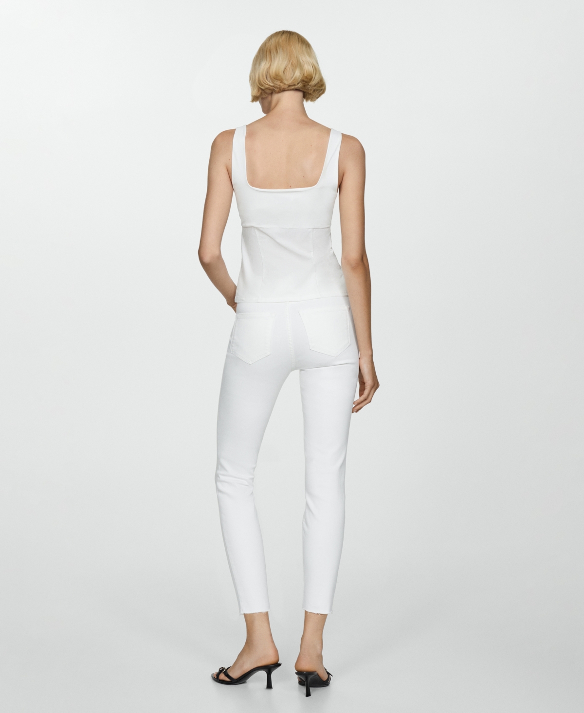 Mango Women's Skinny Cropped Jeans