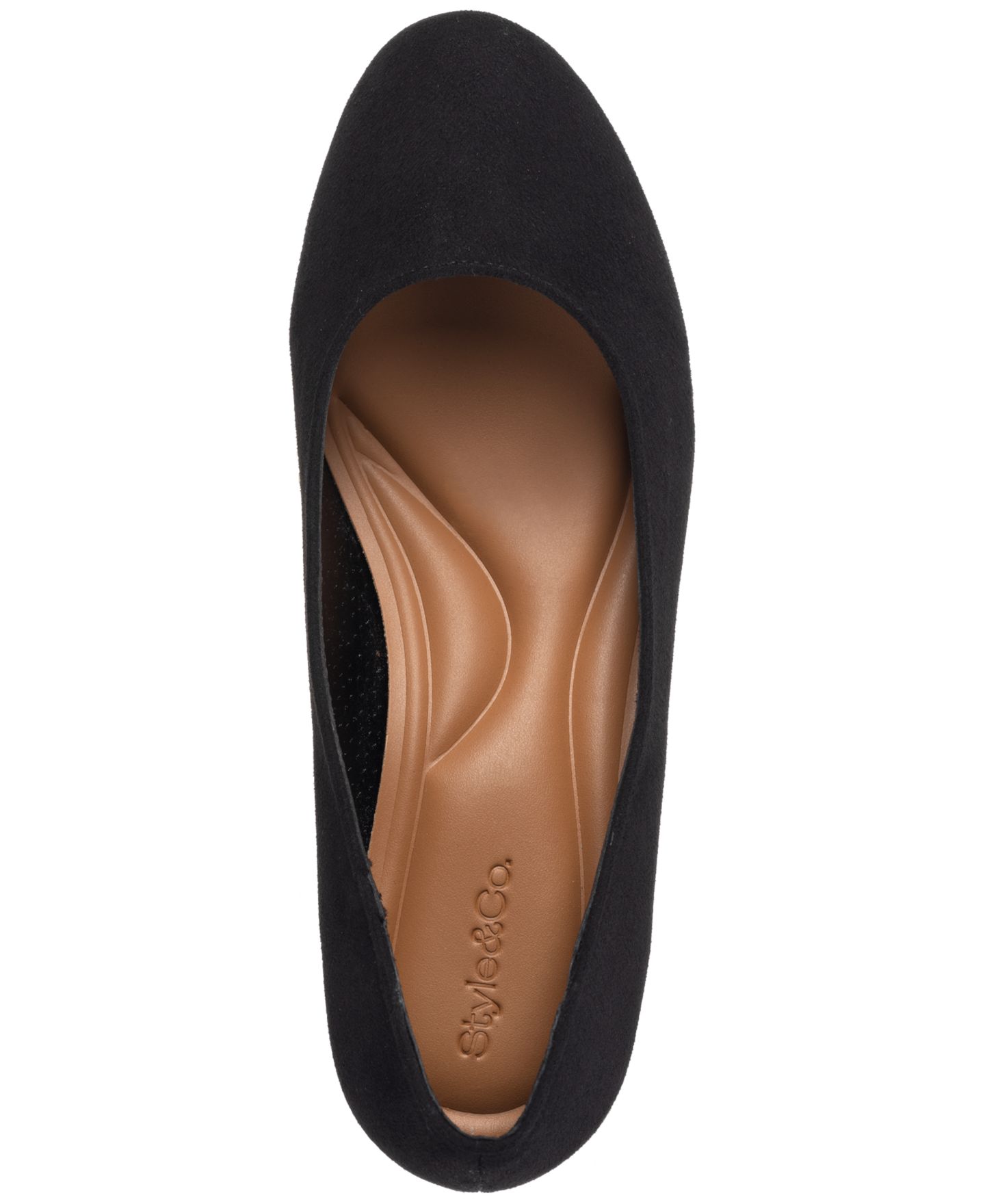 Женские туфли Style & Co Gerriee Block-Heel Pumps, цвет: Чёрный — фото 4