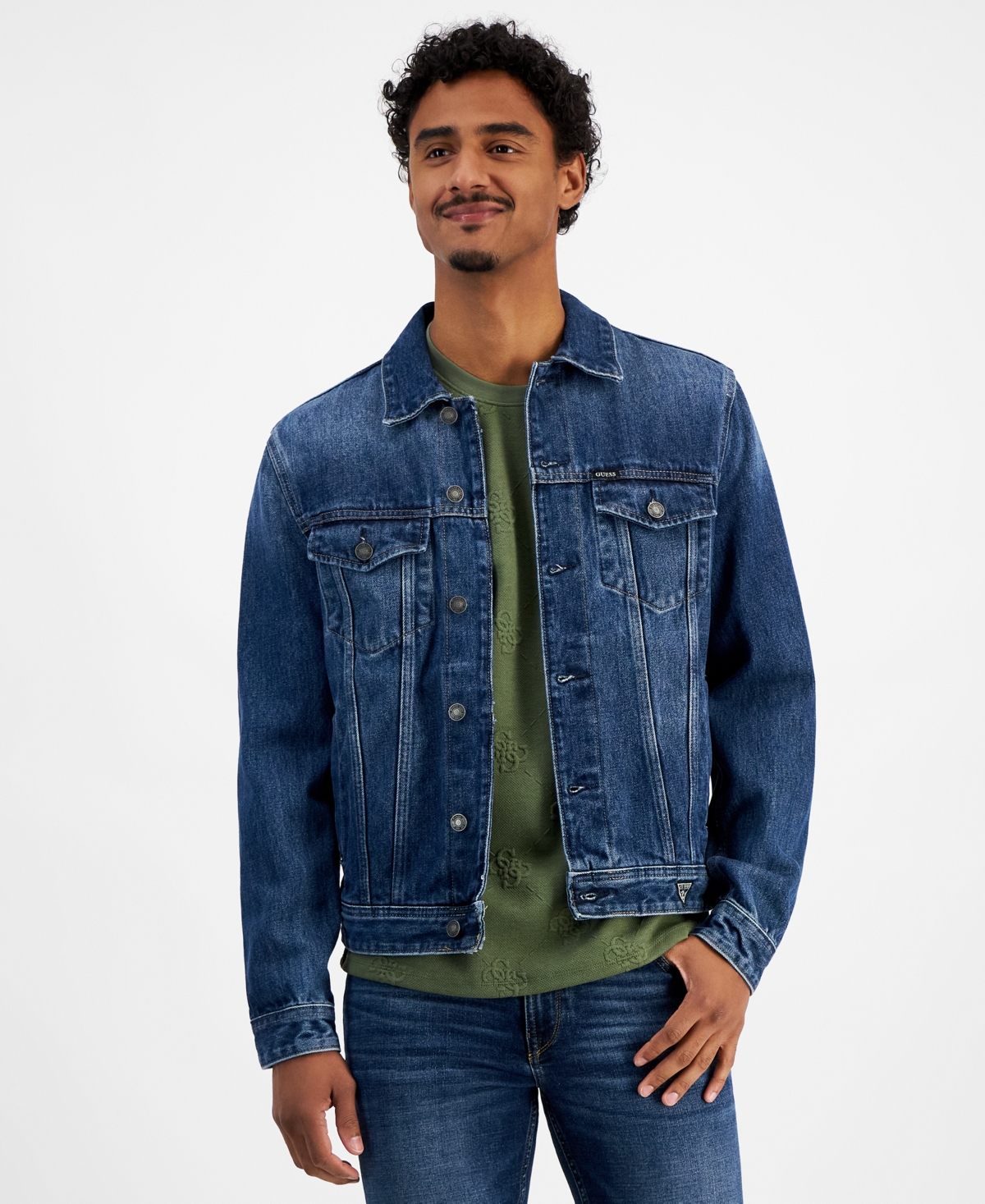 Men's Eco Dillon Denim Jacket - Medium Wash