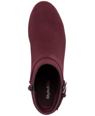 Women's Ariella Block Heel Buckle Dress Booties