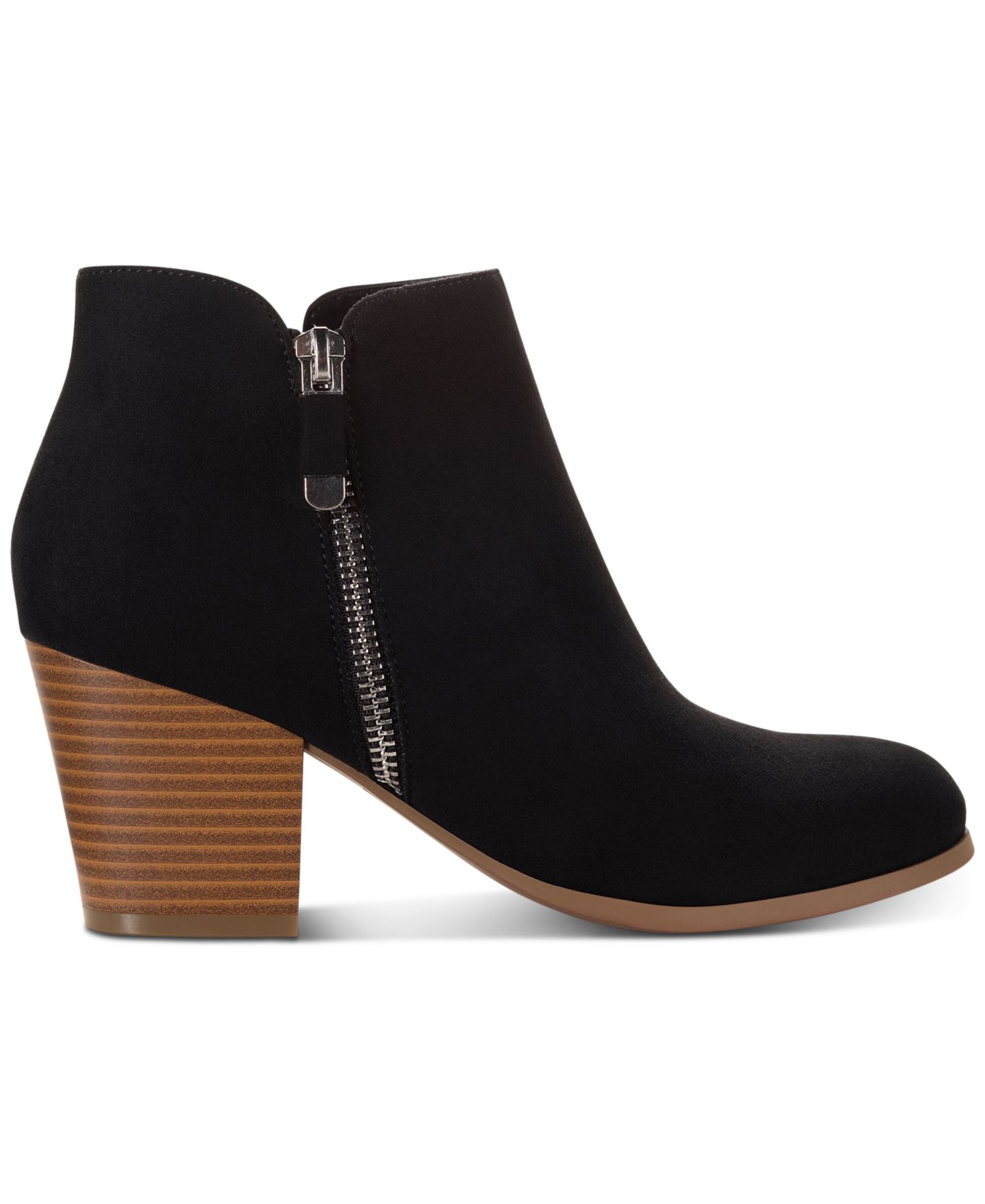 Женские ботинки Style & Co Masrinaa Ankle Booties, цвет: Чёрный — фото 8