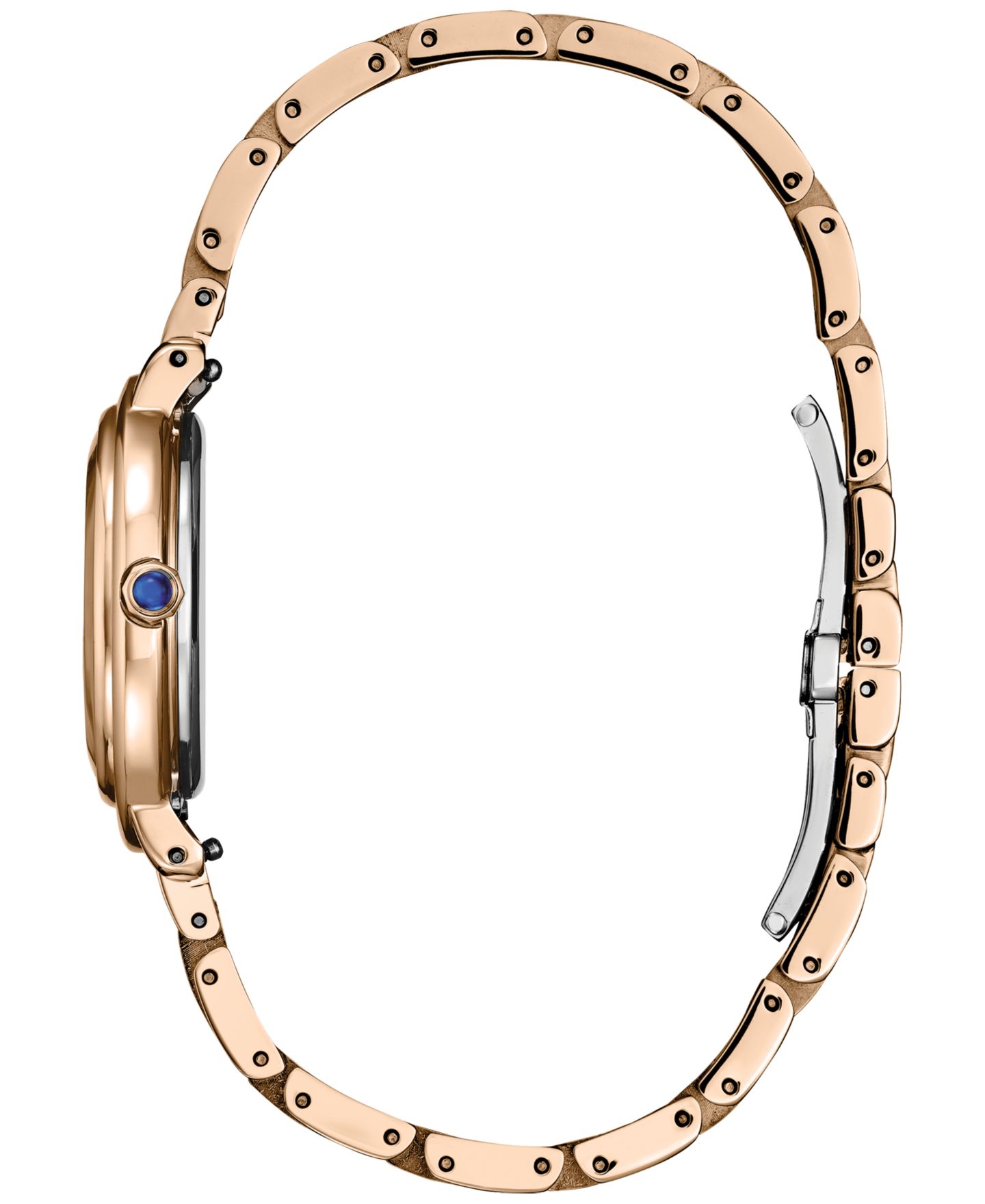 Женские часы Citizen Eco-Drive L Arcly Diamond Accent Rose Gold-Tone Stainless Steel Bracelet Watch 31mm — фото 2