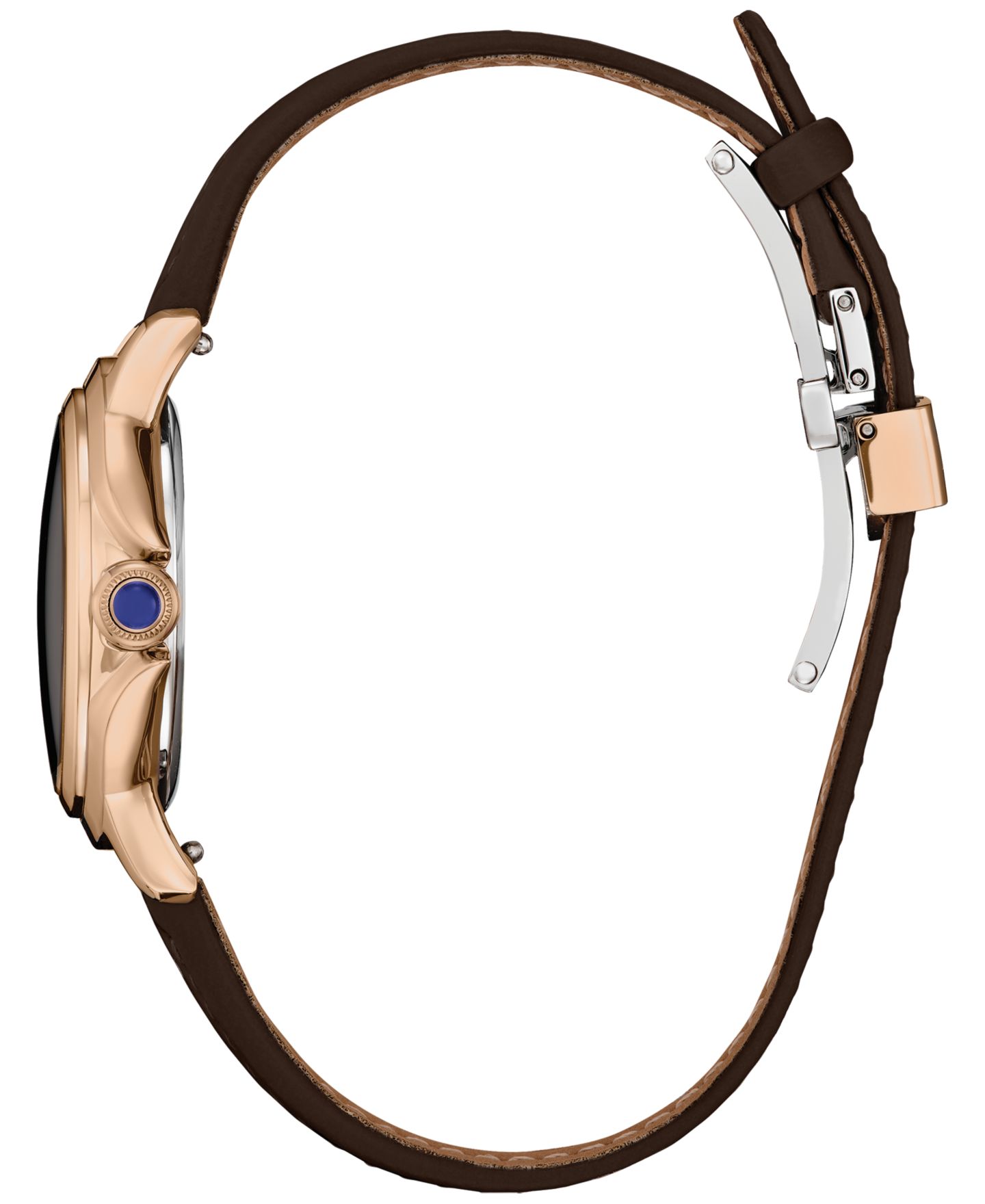 Женские часы Citizen Eco-Drive Ceci Brown Apple Material Strap Watch 34mm — фото 2