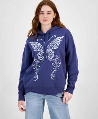 Grayson Threads, The Label Juniors' Butterfly Graphic Hoodie Macy's