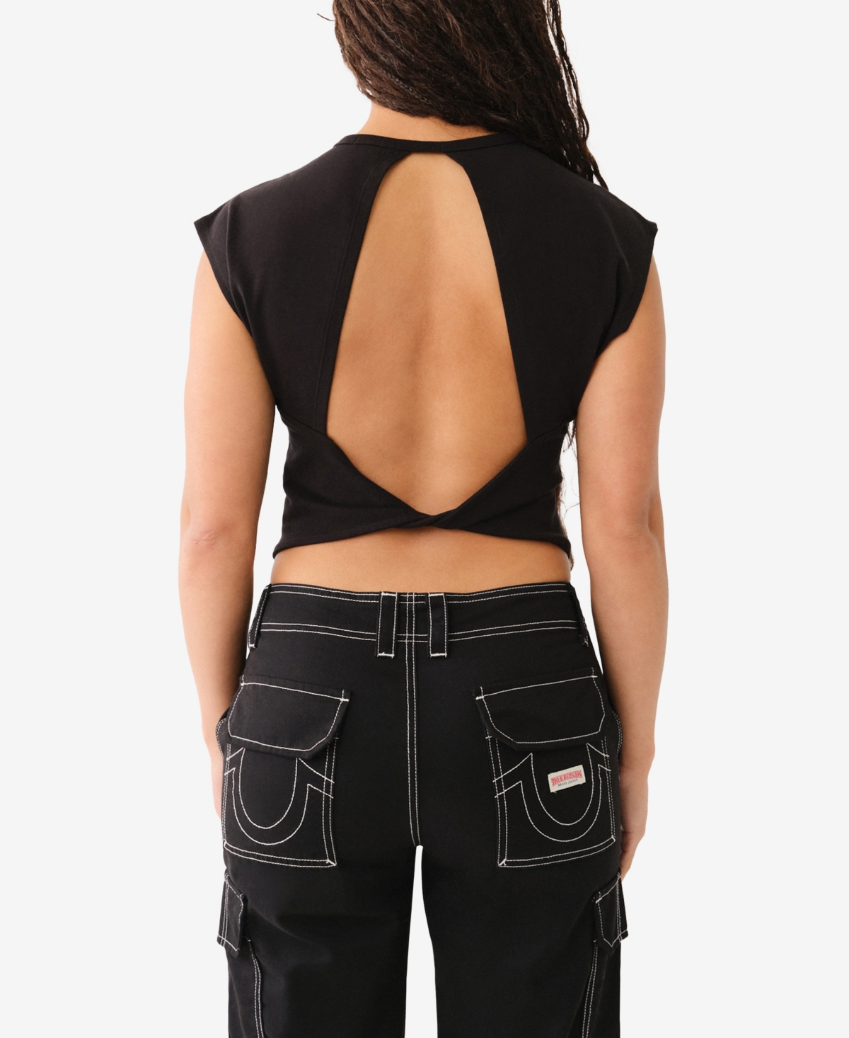 True Religion Women's Twist Back Top