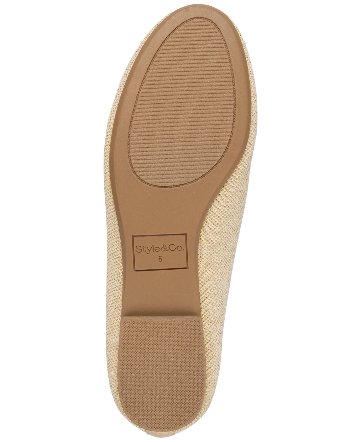 Style & Co Alyson Slip-on Loafer Flats, Created For Macy's In Neutral