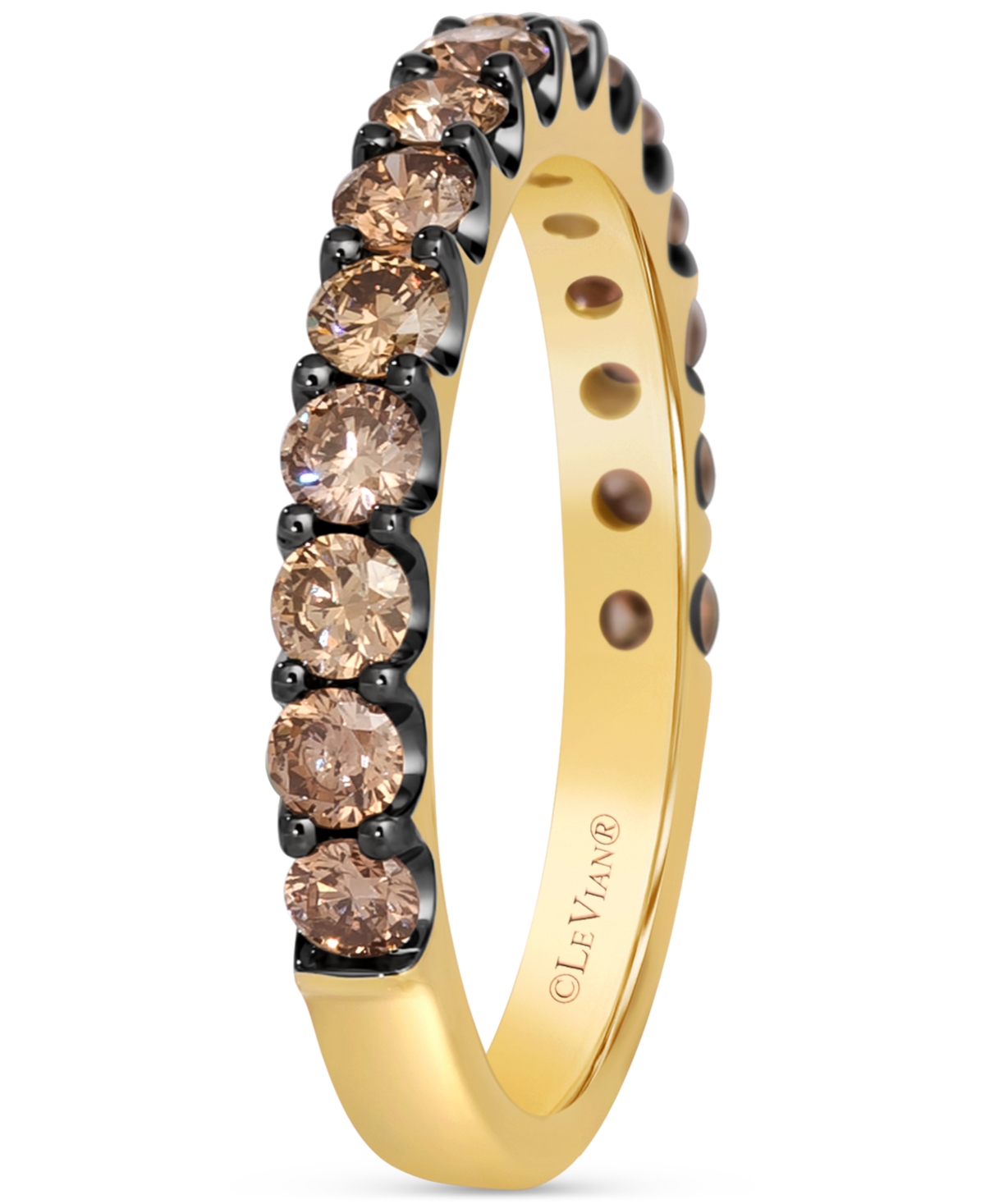Le Vian Chocolatier Chocolate Diamond Band (1 ct. t.w) in 14k Gold