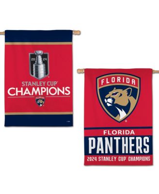 Florida Panthers 2024 Stanley Cup Champions 28" x 40" Double-Sided Vertical Banner