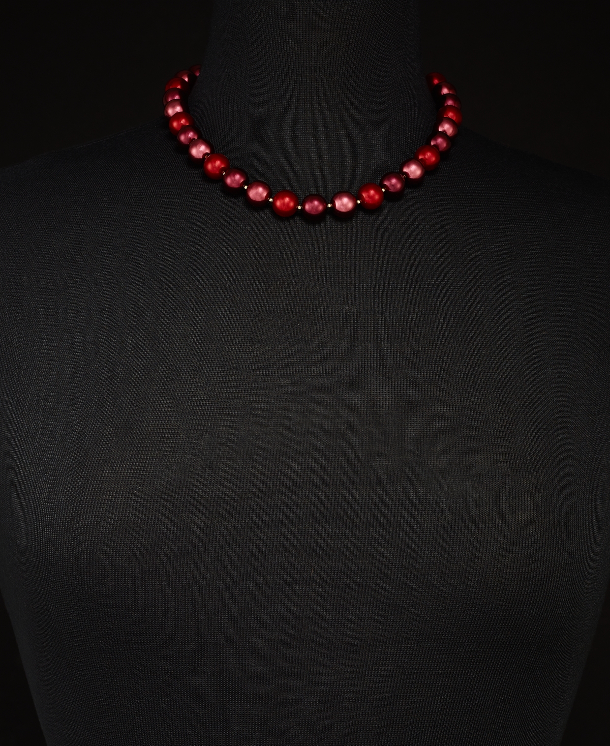 Charter Club Gold-Tone Beaded Collar Necklace, + extender, Created for Macy's